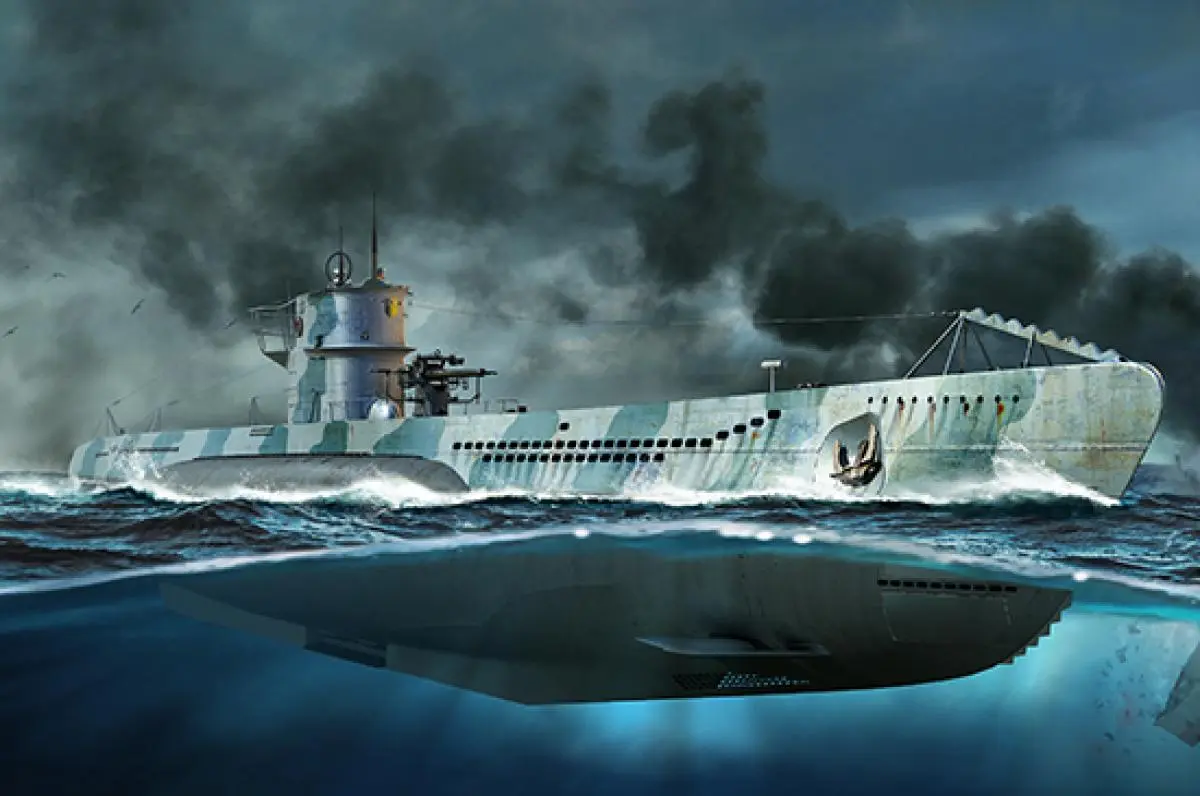 Trumpeter 05912 - Niemiecki okręt podwodny U-Boot VIIC