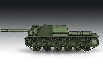 Sowieckie działo samobieżne SU-152 wersja późna