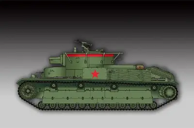 Sowiecki czołg średni T-28 (spawany)