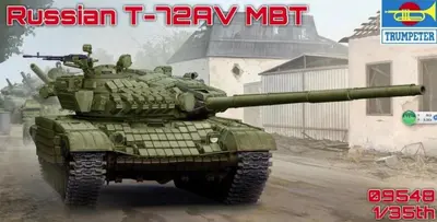 Sowiecki czołg T-72A Mod1985 MBT z pancerzem reaktywnym