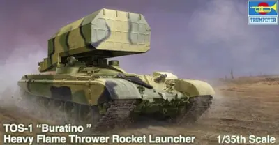 Rosyjska wyrzutnia rakiet TOS-1 (z roku 1989)