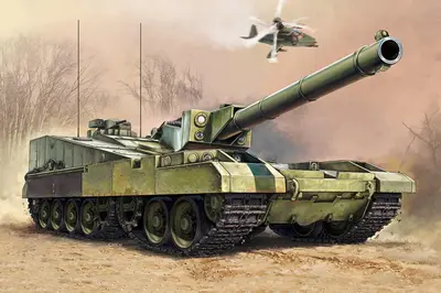 Sowiecki czołg prototypowy Object 490B Belka