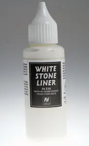 White stone liner 35 ml  - pasta modelarska
