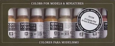 Model Color Zestaw 8 farb - Face & Skin Tones
