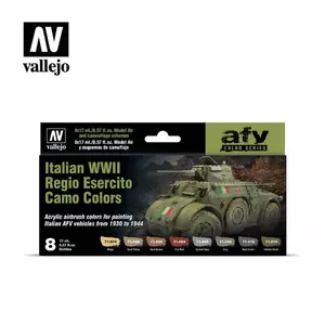 Zestaw  8 farb Model Air - Italian WWII Regio Esercito Camo Colors