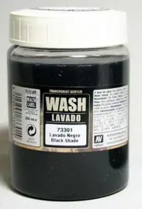 Game Color Black Wash 200 ml.