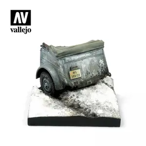 VALLEJO SC007 Vallejo Scenics Kubelwagen Base (Rear) Diorama z tylnym fragmentem pojazdu