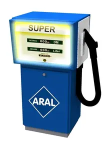 Dystrybutor paliw ARAL, z podświetleniem