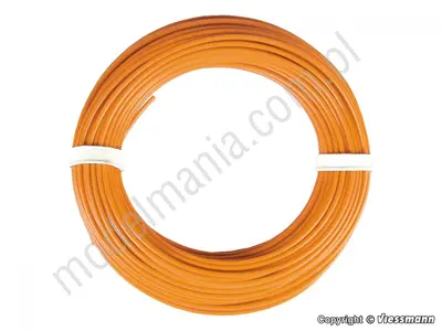 Kabel 0,14 mm², 10 m, pomarańczowy