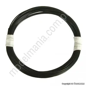 Bardzo cienki przewód specjalny 0,03 mm², 5 m, czarny