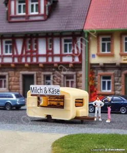 Przyczepa-sklep samochód do sprzedaży sera