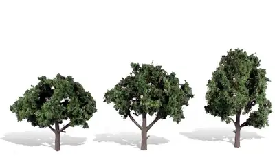 Drzewa liściaste, cienista zieleń 10,1-12,7cm / 3szt.