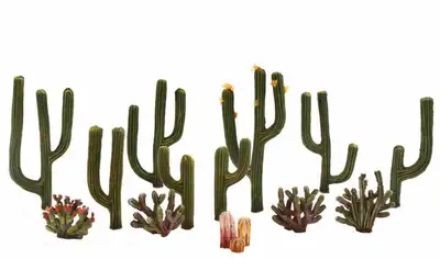 Zestaw drzew - Kaktus 1.27-6.35cm / 13 szt